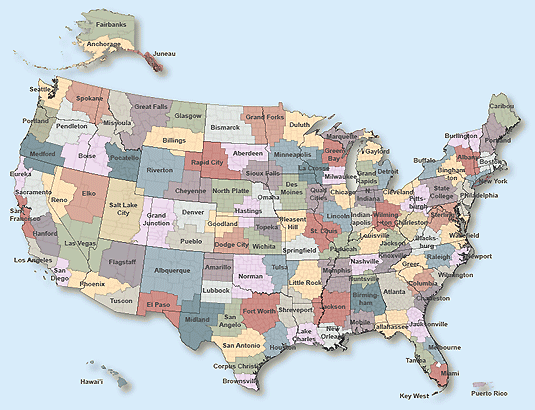 County Warning Area MAP