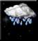 overcast -  light rain; mist